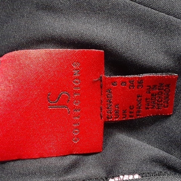 JS Y2K Baddie Cropped Pink Black Back Zip Square Front Sleeveless Top - Picture 7 of 8